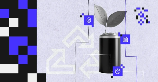 Illustration showing ESG reporting process aligned with CSRD strategy implementation in a company.