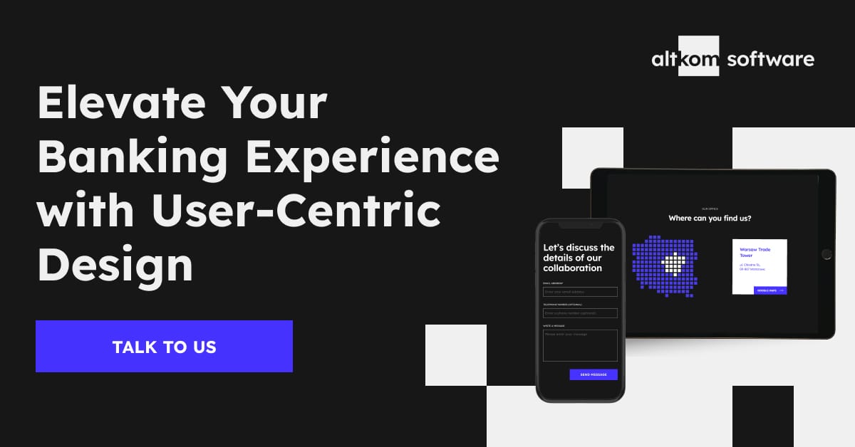Elevate you banking experience with user-centric design. Talk to us