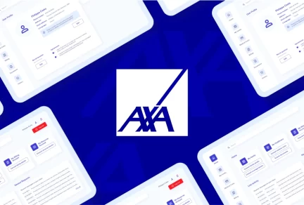 Panel użytkownika platformy AXA – edycja profilu i danych kontaktowych.