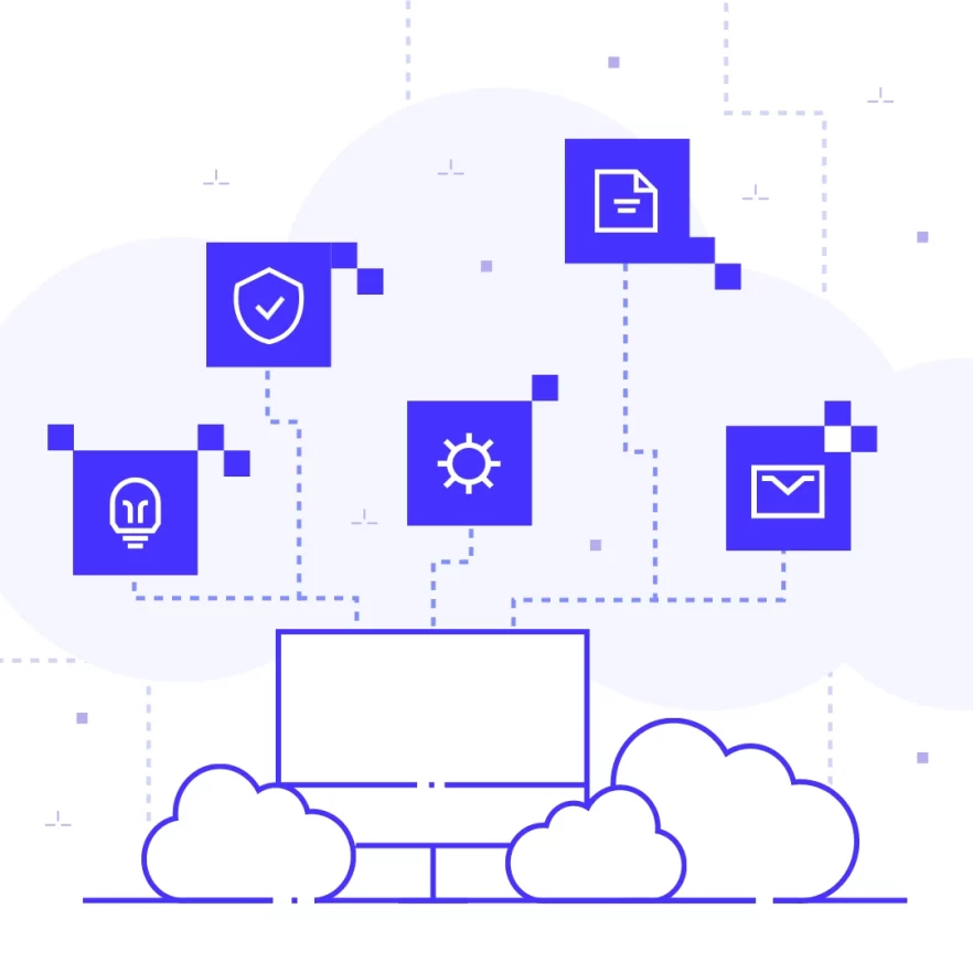 Case study hero graphic on optimising migration to Azure